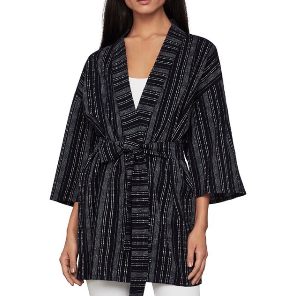 BCBGMAXAZRIA navy kimono jacket - NWT